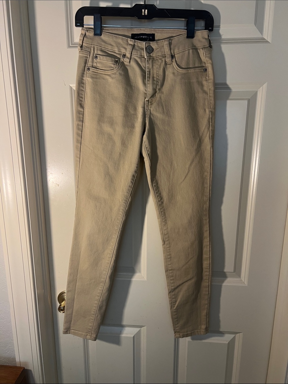 Aeropostale Women's Beige Skinny Jeans